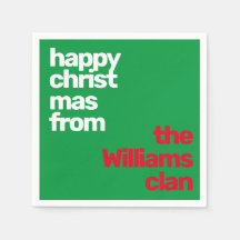 Christmas minimal simple modern party paper red  n