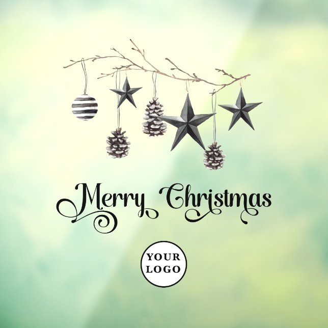 Christmas Minimalist modern Window Cling (Sheet 3)