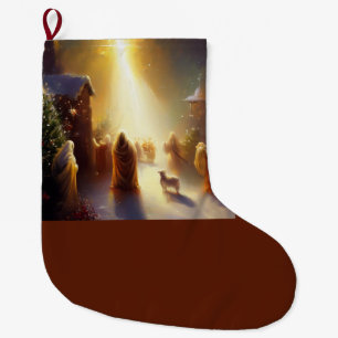 Christmas Miracle 1 Large Christmas Stocking