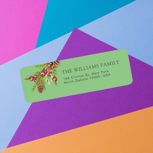 Christmas Mistletoe Custom Family Name Green (Creator Uploaded)