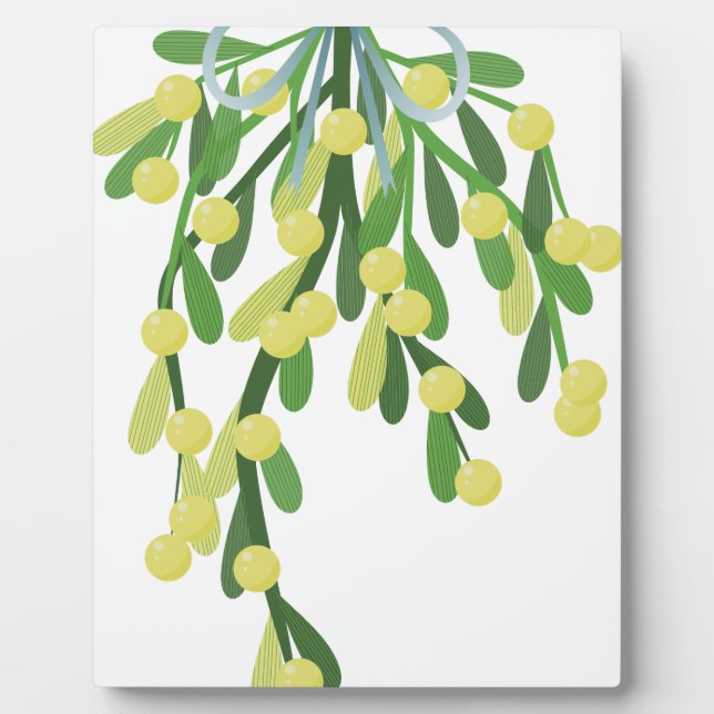 christmas mistletoe plaque (Front)