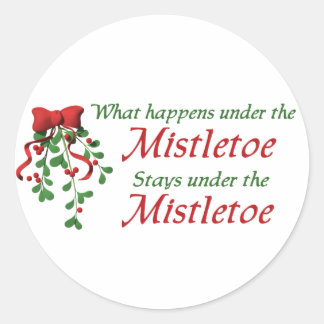 Christmas Mistletoe stickers