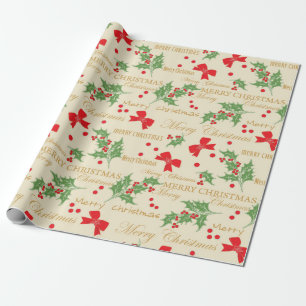 "Christmas mistletoes" Wrapping Paper