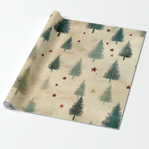 christmas,modern,abstract,christmas trees,forest t wrapping paper
