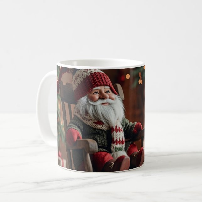 Christmas mole coffee mug (Front Left)