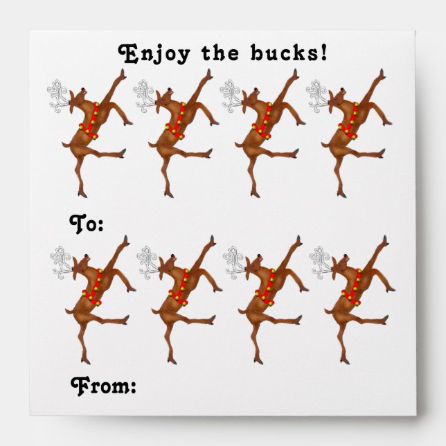 Christmas Money Gift Card Envelope (Front)