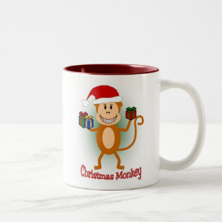 Christmas Monkey mug