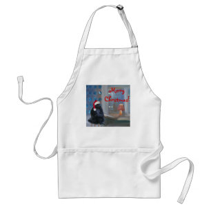 Christmas Monkey Standard Apron