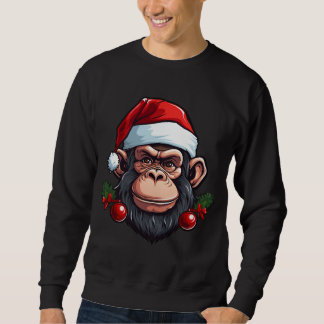 Christmas monkey sweatshirt