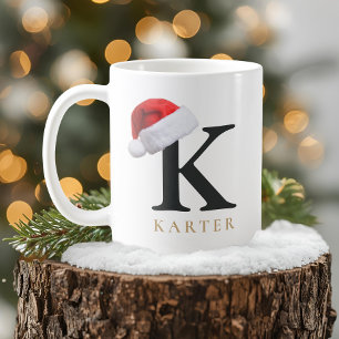 Christmas Monogram Mug