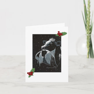 Christmas Moo Holiday Card