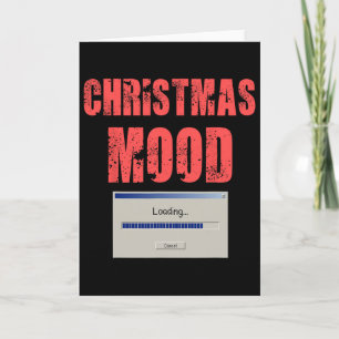 Christmas Mood Loading Tee Gaming Family Tee  Card