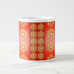 Christmas Moon Star Pattern-65756 Large Coffee Mug
