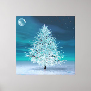 Christmas Moonlight Canvas Print