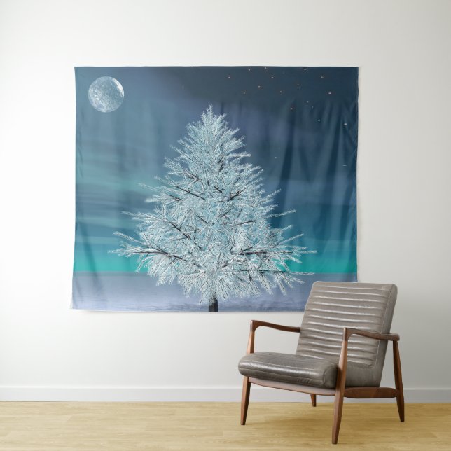 Christmas Moonlight Tapestry (In Situ (Horizontal))