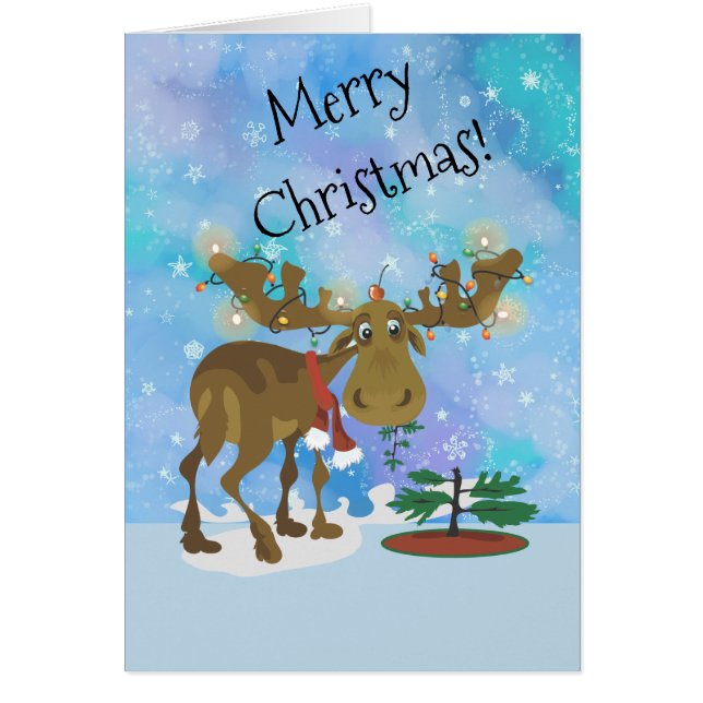 Christmas Moose ~ (Front)