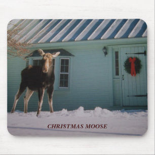 Christmas Moose Mouse Mat