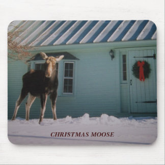 Christmas Moose Mouse Mat