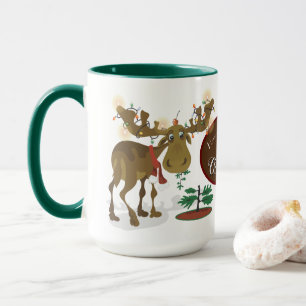 Christmas Moose  Mug