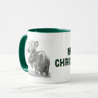 Christmas Moose Mug