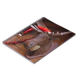 Christmas Moose Notebook