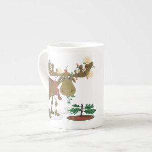 Christmas Moose~speciality mug