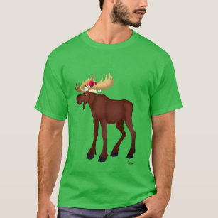 Christmas Moose - T-shirt