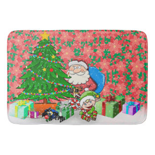Christmas Morning Bath Mat