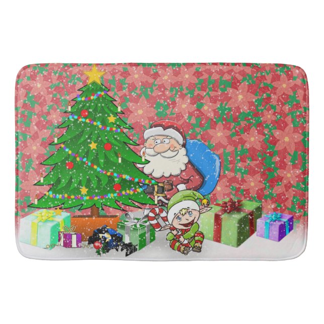 Christmas Morning Bath Mat (Front)