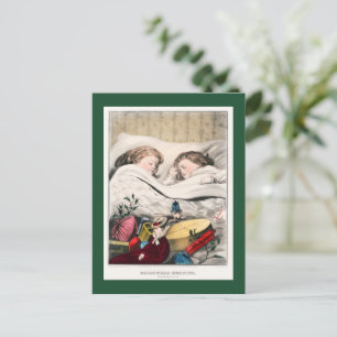 Christmas Morning–Before Daylight Holiday Postcard