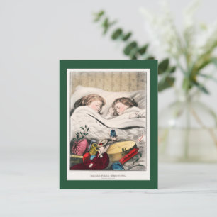 Christmas Morning–Before Daylight Holiday Postcard