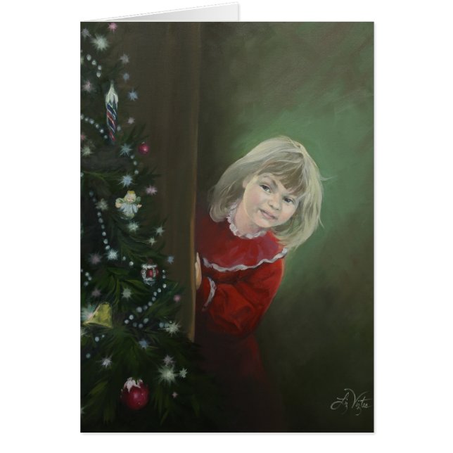 Christmas Morning Card (Front)