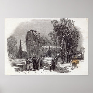 Christmas morning: Going to Church Poster