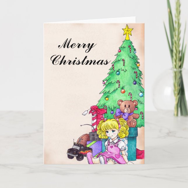 Christmas Morning Greeting Card (Front)