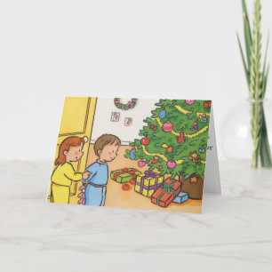 Christmas Morning Holiday Card