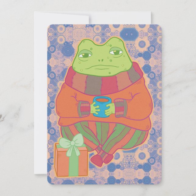 Christmas Morning Holiday Card (Front)