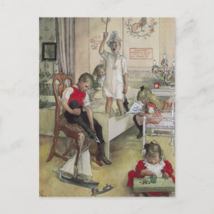 Christmas Morning Holiday Postcard