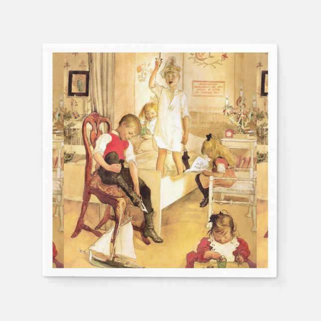 Christmas Morning Napkin (Front)