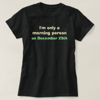 Christmas Morning Person