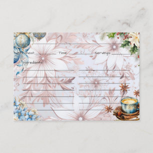 Christmas Morning Recipe Card