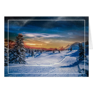 Christmas Morning Ski Slope