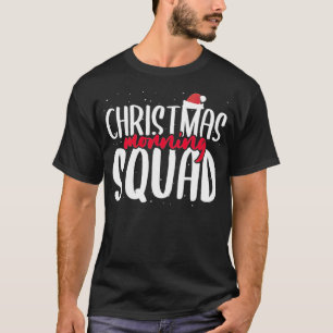 Christmas Morning Squad Family Xmas Holidays anima T-Shirt