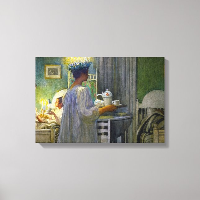 Christmas Morning, The Feast of Saint Lucy Canvas Print (Front)