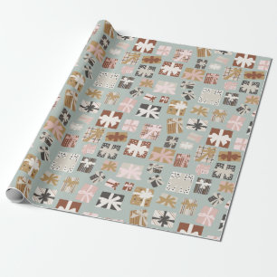 Christmas morning wrapping paper