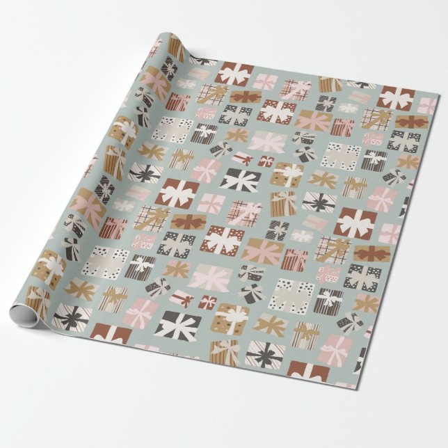 Christmas morning wrapping paper (Unrolled)