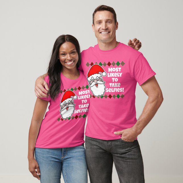 Christmas Most Likely to... Joke T-Shirt (Unisex)