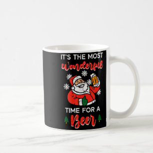 Christmas Most Wonderful Time For Funny Santa Xmas Coffee Mug