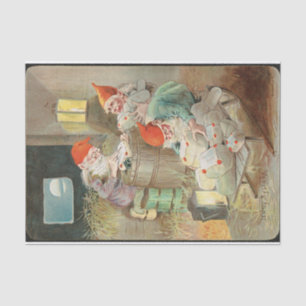 Christmas Motif by Jenny Nystrom Tissue Paper