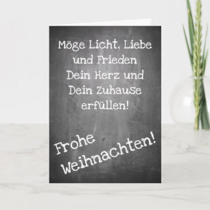 Christmas motif in chalkboard style - XMAS Card