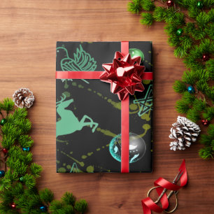 Christmas motives wrapping paper